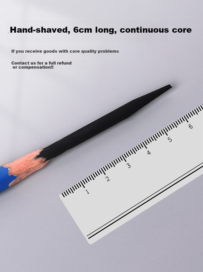 CHINJOO Charcoal Pencil for Art, Sketching, Drawing, Art Exam Students' Professional Tool, Green Bamboo Charcoal Pencil, Hard Charcoal for Art Sketching 6