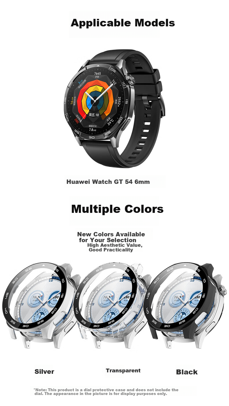 KMaxAI [Instant Expertise] Compatible with Huawei Watch GT5 46mm Protective Case, Dial Semi-Enclosed Protective Cover, Scratch-Resistant Hard Shell Frame, Green Legend 2