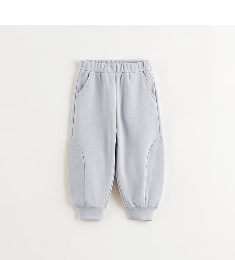 MARC&JANIE Boys' Patchwork Rib Versatile Sweatpants, Children's Trousers, Spring 2025 Collection, 250075 8