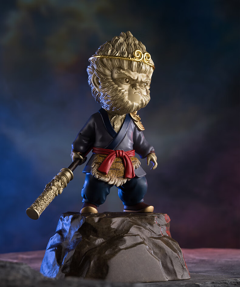 Master Tong "Wukong the Peerless Hero (Cute Version)" New Monkey King Copper Figurine Valentine's Day Gift 7