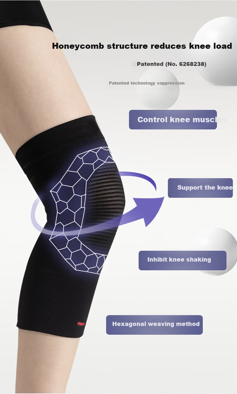 AURBOSHI Japanese Imported Professional Breathable Sports Knee Brace for Meniscus Injury, Basketball, Running, Hiking, Suitable for Men And Wome 4