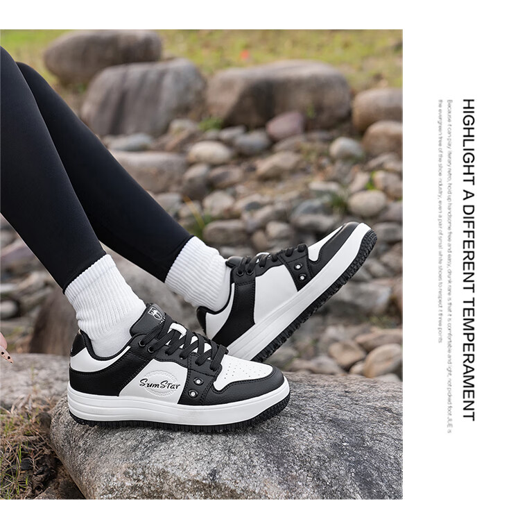 VANCAMEL Men's Sneakers, Couple's Outdoor Casual Shoes, Men's Sports Shoes, Women's White Shoes, 6066 White, Size 38 14