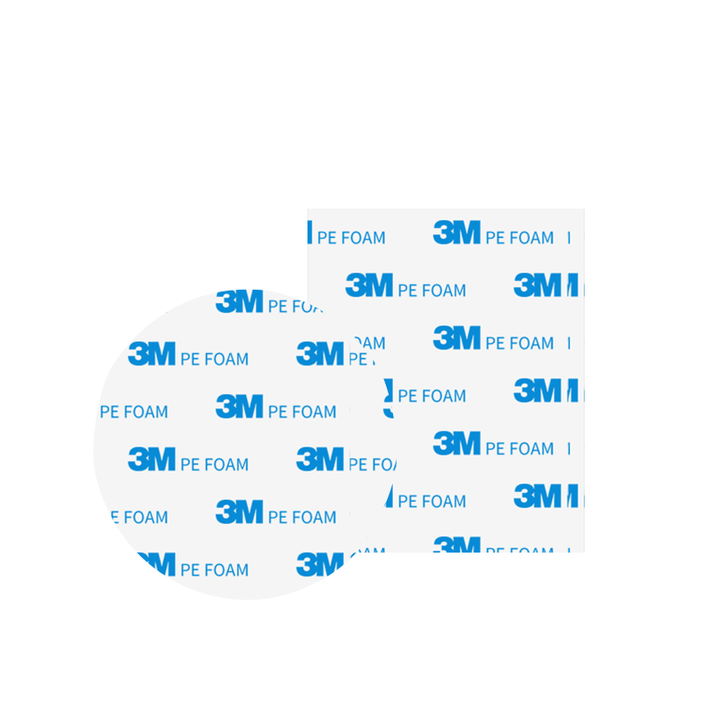 3M Double-Sided Tape, Strong Adhesive, Waterproof, for Office Use/ETC Cards/Student Stationery/Hobby Crafts, 1600T, 40MM*50MM, 8 Pieces