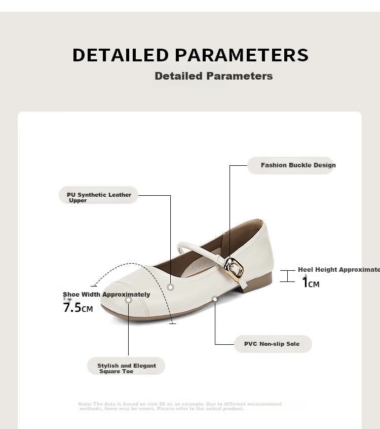 DAPHNE Retro Soft Leather Mary Jane Women's Shoes, 2024 Spring/summer Flat Leather Shoes, Wanwan Style Gentle Flats, Beige, Size 37 5