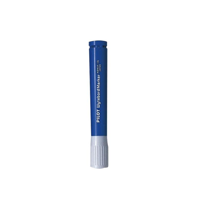 PILOT Water-Based Erasable Whiteboard Marker, Large Capacity Thick Barrel, M-Shaped Thick Barrel Marker Pen, Logistics Marking Pen, WBMAR Blue Single Pack