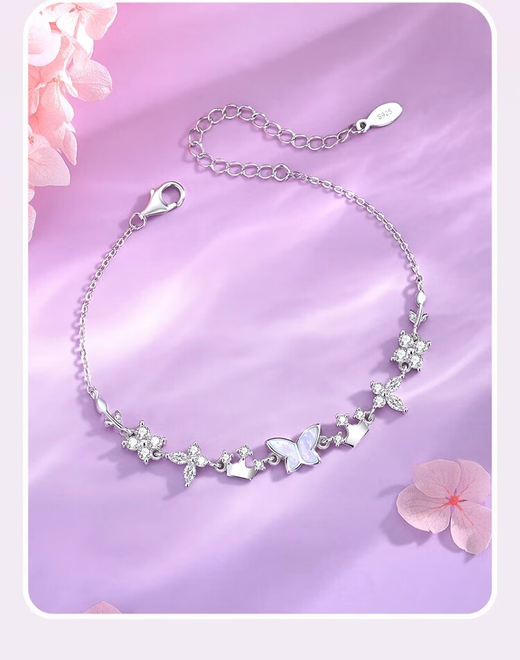 Disney Butterfly Bracelet Women's Luxury High-End Birthday Gift for Girlfriend 2