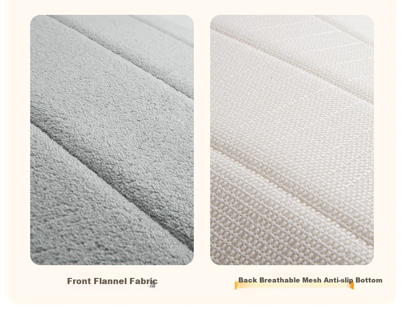Qiqijia Household Bathroom Absorbent Mat, Bath Mat for Doorway, Quick-Drying Foot Mat for Entryway, Non-Slip Mat for Toilet And Washroom 4