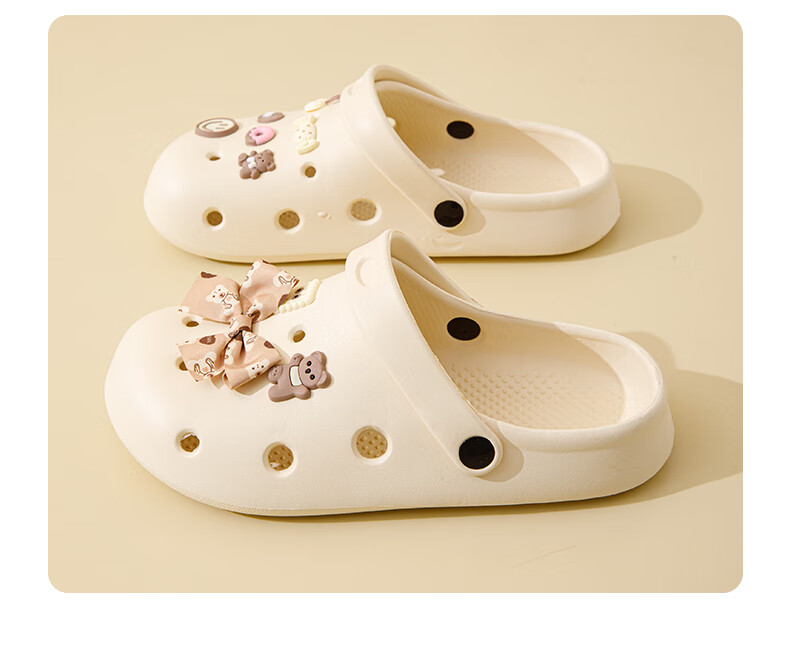 Taxiang Women's EVA Beach Shoes, Lightweight Outdoor Slippers, Sandals, TY008, White, Size 40/41 6