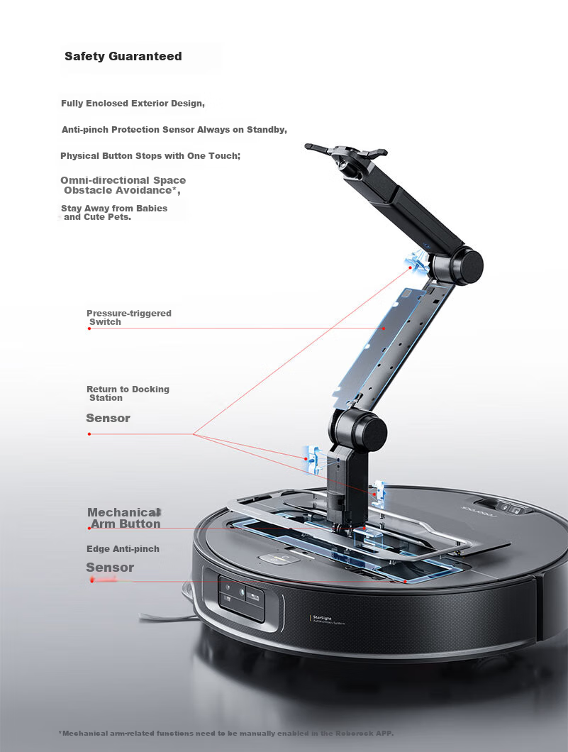 Roborock G30S Pro Robot Vacuum and Mop Combo Automatic Water Supply and Dust Collection Floor Cleaner A2780RR 11