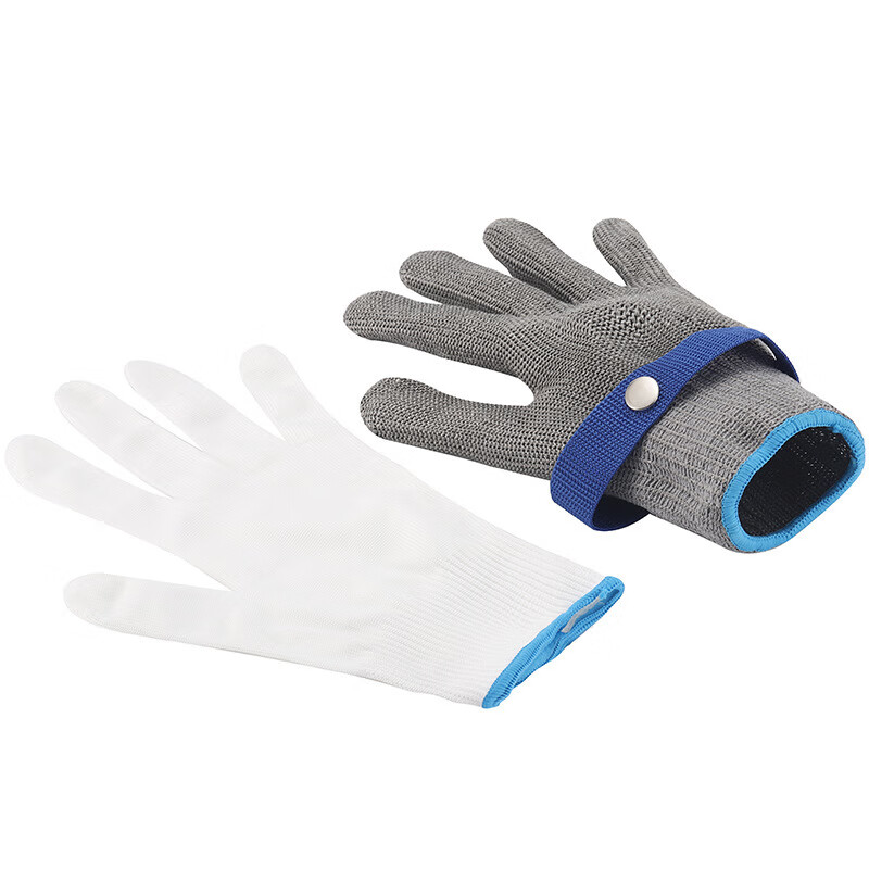 Yuanmian HPPE Level 5 Cut-Resistant Gloves, Protective Work Gloves, Thickened Wear-Resistant Anti-Cut Anti-Puncture Construction Site Gloves, Level 5 Latex Wrinkle Gloves [1 Pair] 4