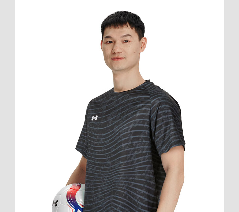 Under Armour Men's Short-Sleeve T-Shirt, Quick-Dry Breathable Loose Round Neck Training Running Fitness Wear Jersey 3