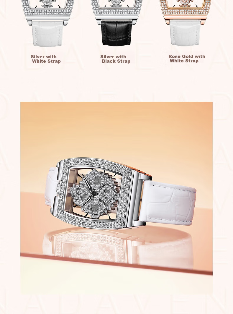 Davena Tiweina Poker Goddess Watch, Ladies Starry Sky Light Luxury Wristwatch, Birthday Gift for Girlfriend, Christmas Present 6