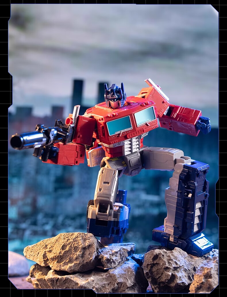 Miaobeile Children's Transforming Toy, Boys' Action Figure, Bumblebee Optimus Prime Car Model, Birthday Gift Box for Boys 4