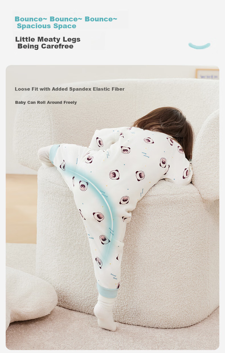 Ibaby ×outlast Space Technology Constant Temperature Onesie, PaoPaoMaTe 2 Pieces Rabbit Drum Hand 100 10