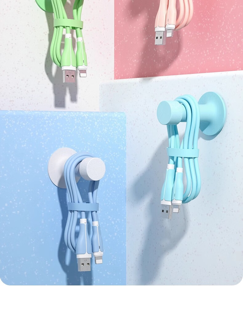 Nengshi Apple Charging Cable USB Data Cable for IPhone 14/Pro Tablet, USB Phone IPhone 12/11/x/8/7 Extended Cord Car Fast Charging 1 Meter Blue 21