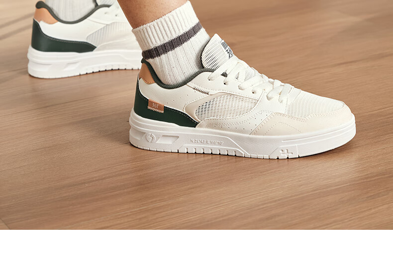 361° Men's Sports Shoes Soda Autumn Mesh Breathable Lightweight White Sneakers 672516626-4 23