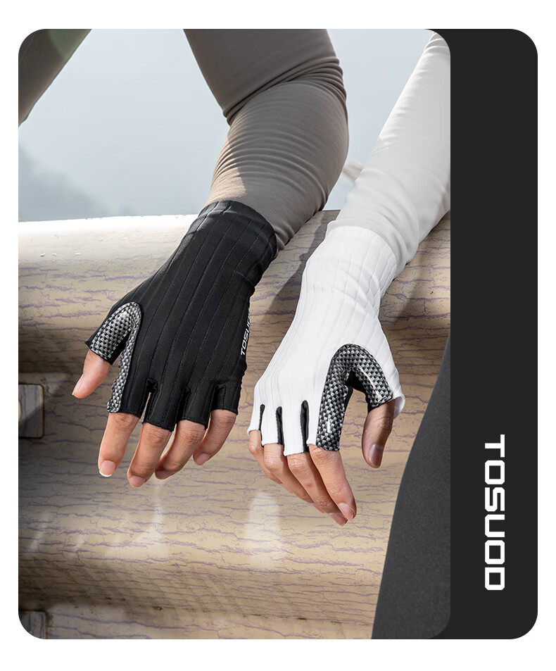 Tasiduizhang Bicycle Gloves, Half-Finger Riding Gloves for Men And Women, Road And Mountain Bike Breathable Silicone Shock-Absorbing Cycling Equipment, Black XL 14