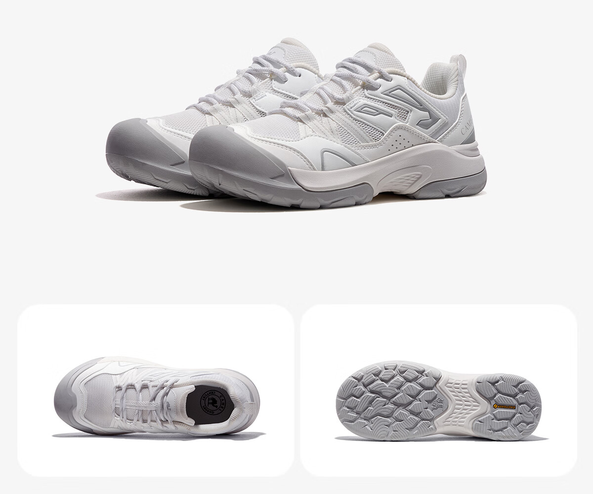 CAMEL Kunlun Mountain 2.0 Outdoor Casual Shoes Spring Men's Hiking Non-slip Wide Toe Cute Sports Shoes for Women 7697 Size 38 25