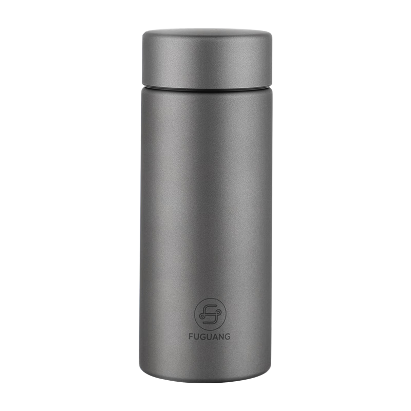 Fuguang Insulated Mug, Titanium Cup with Tea Infuser, Water Bottle for Men And Women, Pure Titanium Teacup, Outdoor Gift Box, Pure Titanium Thermos Cup