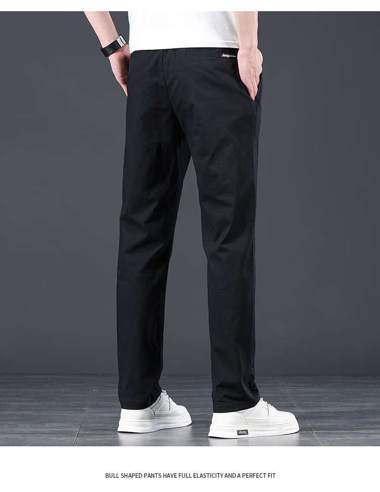 JEEP Comfortable And Simple Casual Pants for Men, 2026 Summer Fashion Versatile Straight-Leg Trousers, Commuter Long Pants for Me 19