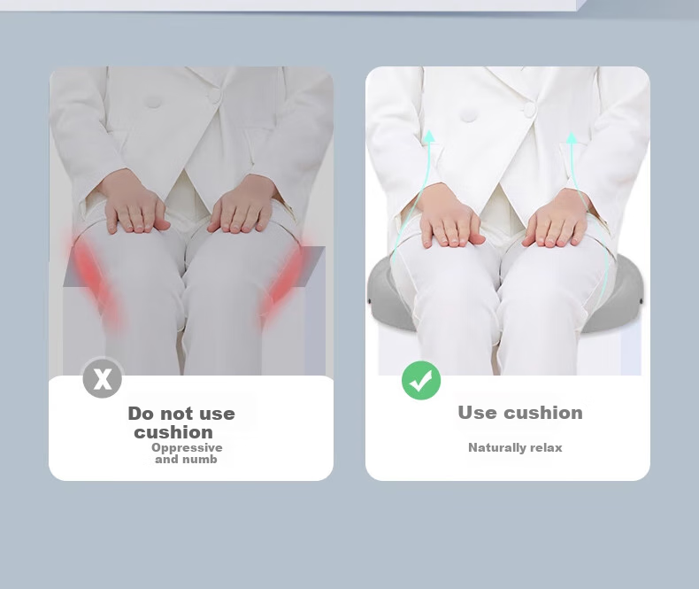 Mixiaoshu Hemorrhoid Cushion, Butt Pad for Office, Postpartum Long-Sitting Chair Pad, Natural Delivery Maternity Pressure Relief, Post-Surgery Anal Fistula Tailbone Pad 10