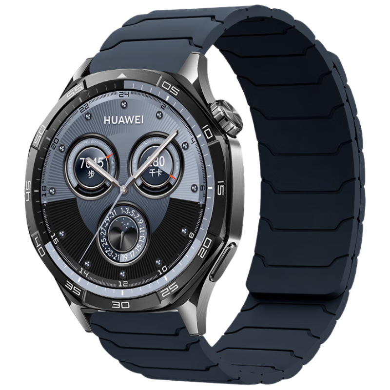 Weiqiantu [Magnetic Silicone] Compatible with Huawei Watch Bands GT7/GT6/GT5/Pro/watch6/watch5/watch4/pro/buds2 Watch Bands GT4/GT3