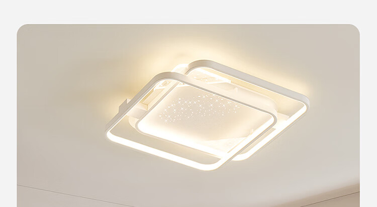 NVC Ceiling Light, Living Room Main Light, Smart LED Lighting, Nordic Modern High CRI Lighting Fixture - Baixingyu Round Lamp 26