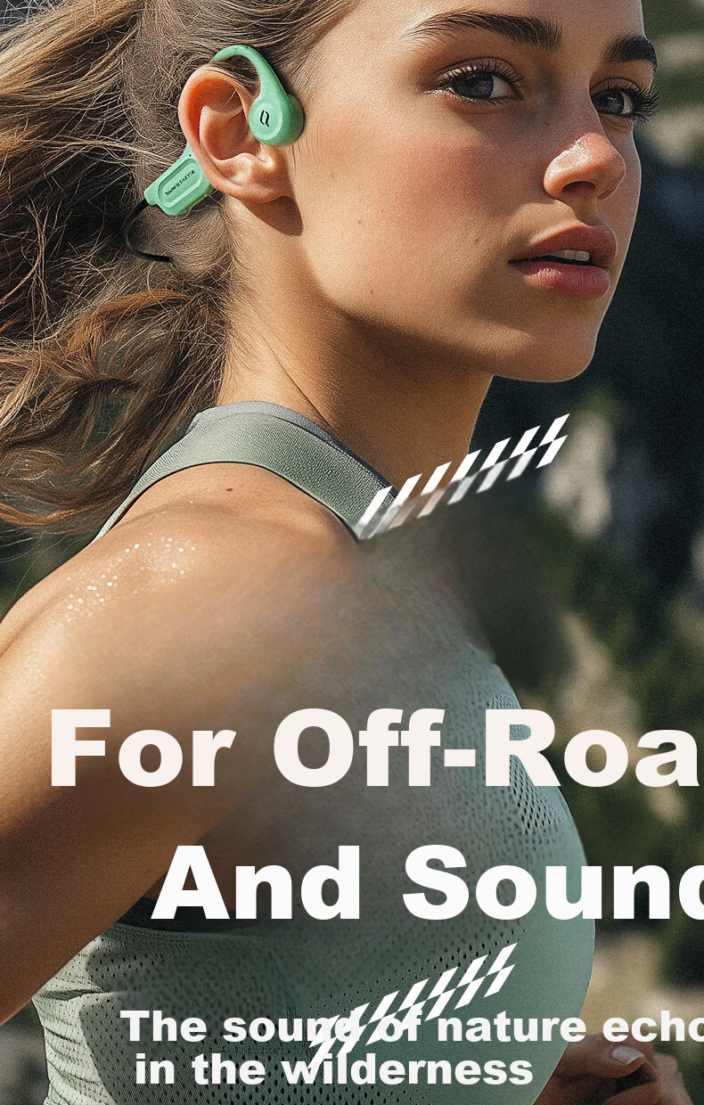 SHEYIN Berlin Voice [Bone Conduction] X13 Bone Conduction Bluetooth Headphones, Open-Style Wireless Outdoor Sports Running Fitness Cycling Specialized Non-In Cloud White Standard Versio 8
