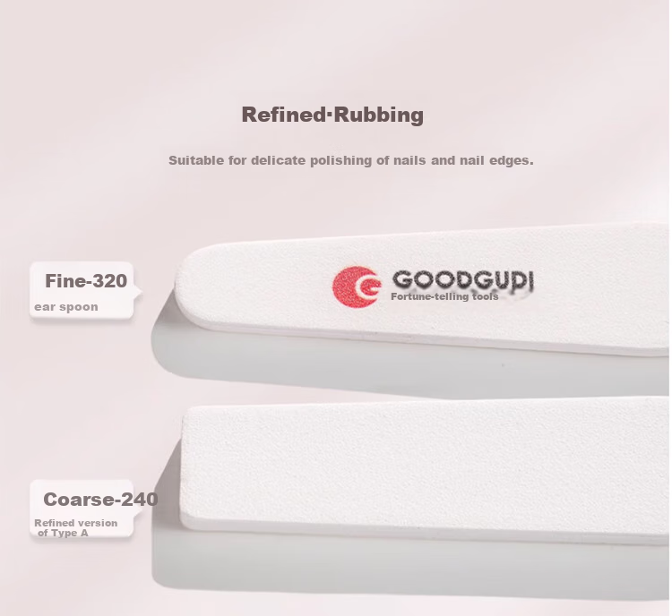 Goood 3 Double-Sided Nail File Sanding Strips for Manicure, Professional Nail Salon Polishing And Filing Tool Set 20
