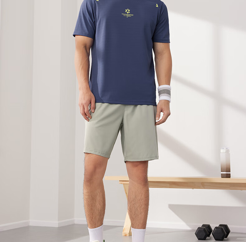 361° Men's Short-Sleeve T-Shirt, Summer Quick-Dry Sportswear, Casual Running Fitness Loose Top, Half Sleeve, 652524130-1 14