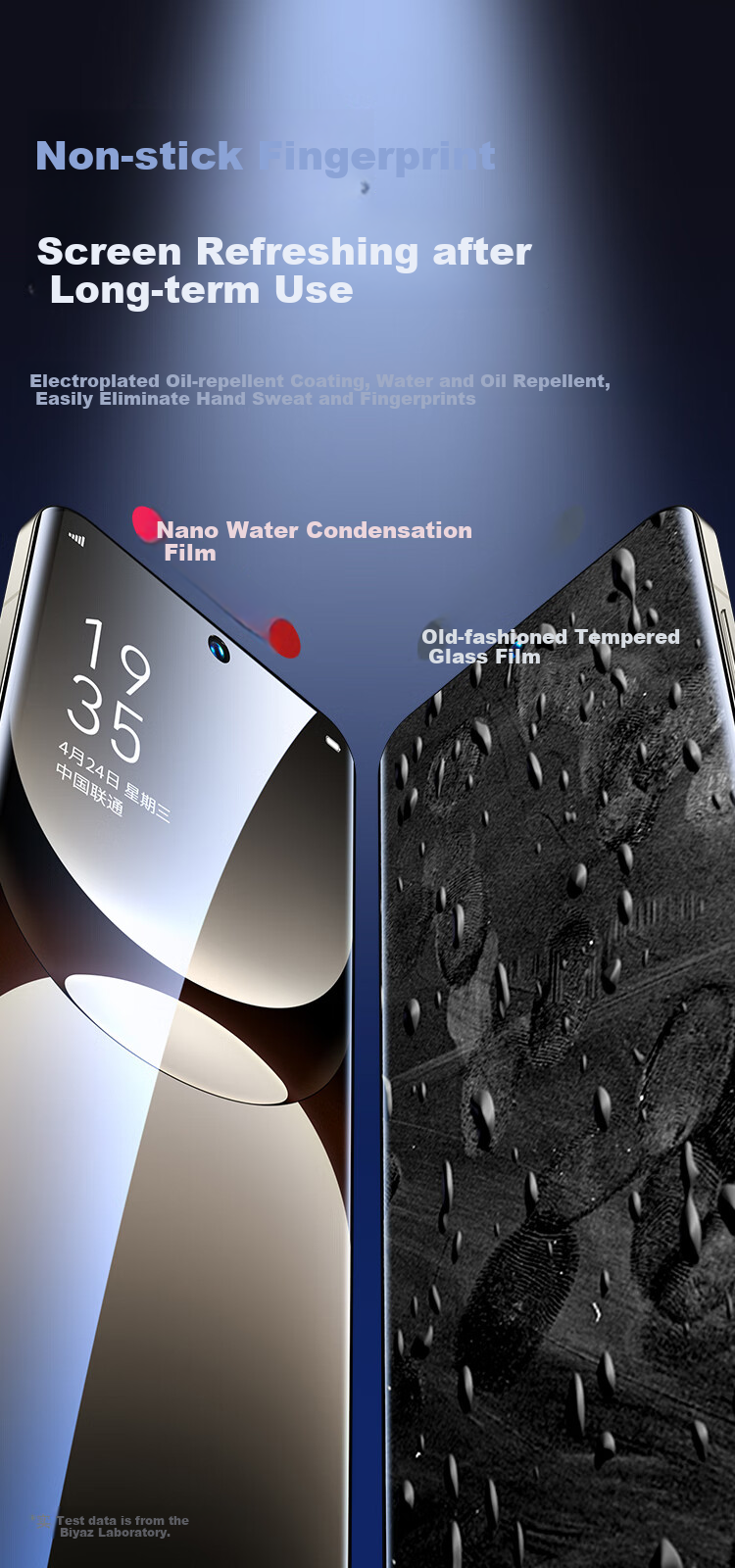 BIAZE [Full Screen Nano 2 Pieces] Hydrogel Film for Realme GT7Pro, GT7Pro Racing Edition Phone Film, HD Non-Tempered Anti-Scratch Protective Soft Film JM442 4