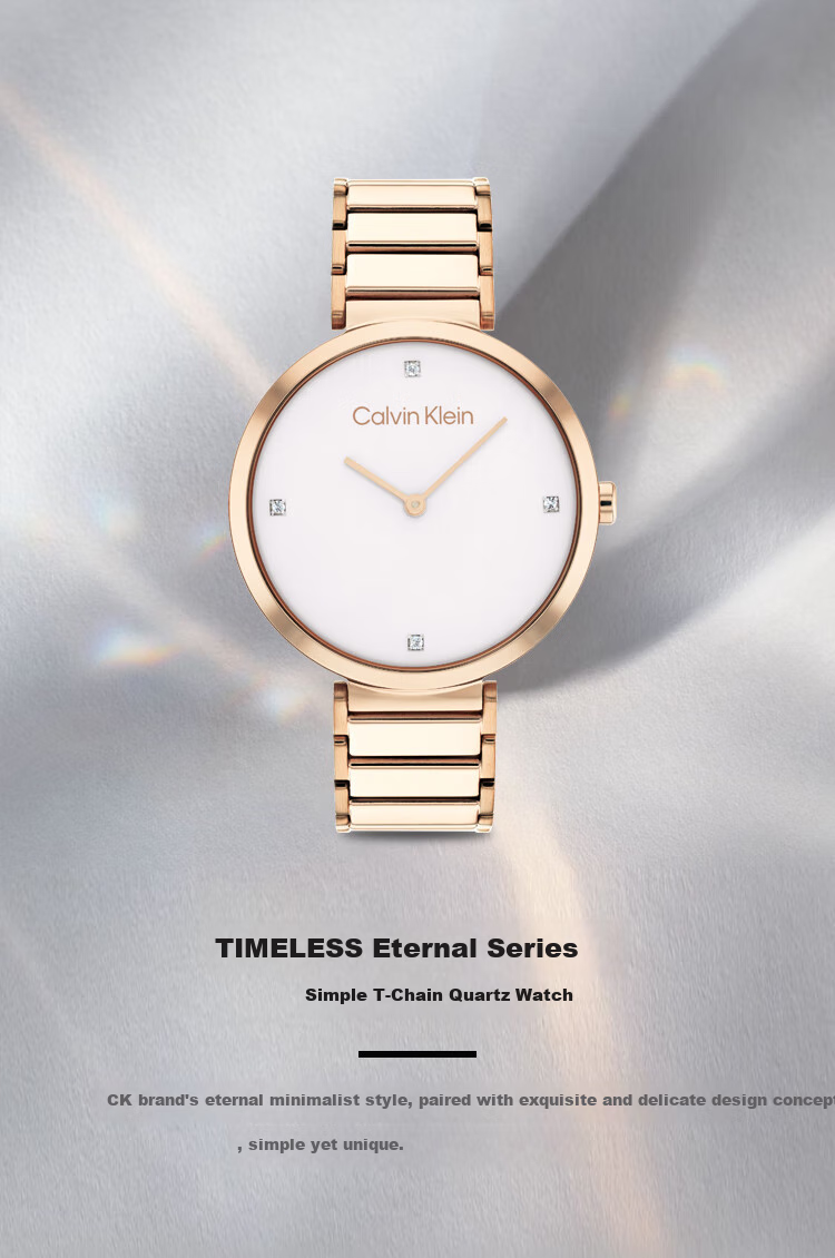 Calvin Klein CK Watch, Simple Style, Steel Strap, Quartz Women's Watch, Goddess Festival New Year Gift for Women, 25200135 1