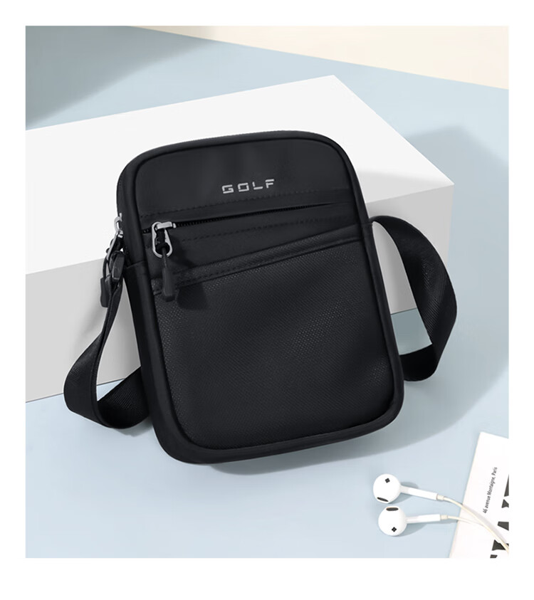 GOLF Shoulder Bag for Men, Casual Crossbody Bag, Lightweight Mini Phone Bag, Versatile Small Backpack, Hanging Bag, Sports Bag 14