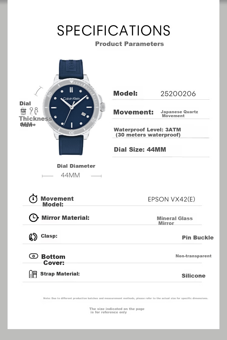 Calvin Klein CK Watch, Haohan Model, Steel Strap Quartz Men's Watch, Birthday And New Year Gift for Men, 25200382 2