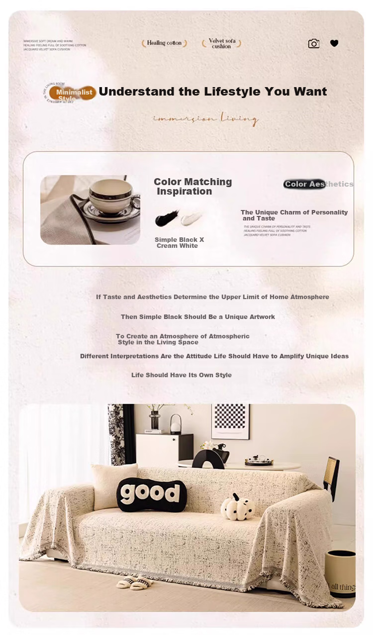 AVIVI Chenille Sofa Cover, All-Season Non-Slip Sofa Pad, Full Coverage Throw Blanket, 180*300 Cm, Starry Sky Patter 2