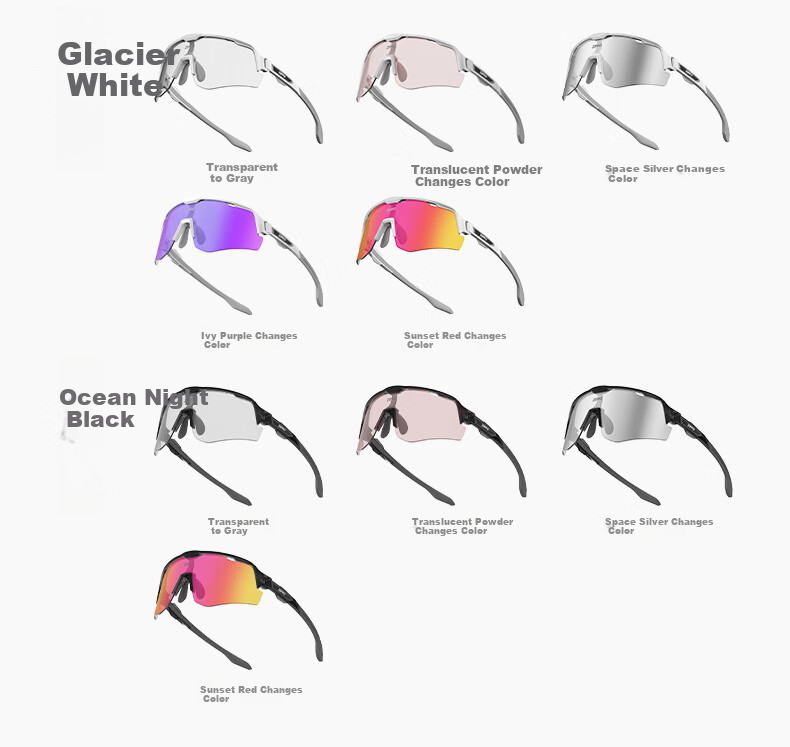 ZIPPO American Smart Color-Changing Sunglasses, Integrated Cycling Glasses, Professional Sports Goggles, Fishing Glasses, 24185C2-73 9
