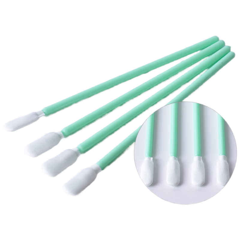 BAIGE Dust-Free Purification Cotton Swabs Sponge Round Head Industrial Cleaning Sticks Precision Instrument Wipes Total Length 100 YL-647C CW161434