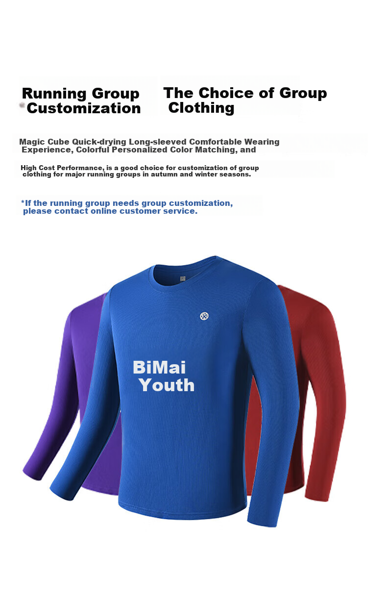 Bmai Running Fitness Training Long-Sleeve Autumn Winter Base Layer Commuter Jogging T-Shirt for Men, Breathable Anti-Chafing Quick-Dry Top for Me 18