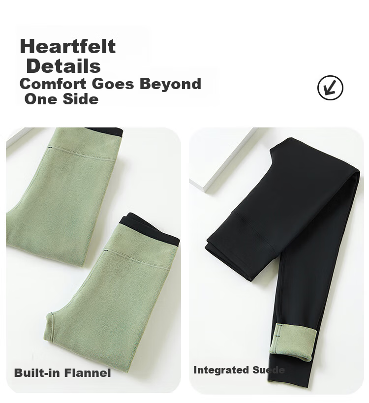 LangSha Plus Size Leggings for Women, Autumn And Winter, Highly Elastic, for Outdoor Wear, Fleece-Lined And Thickened, Suitable for Plus-Size Women up to 200 Jin (100 Kg), Plus Size Pantyhose 13