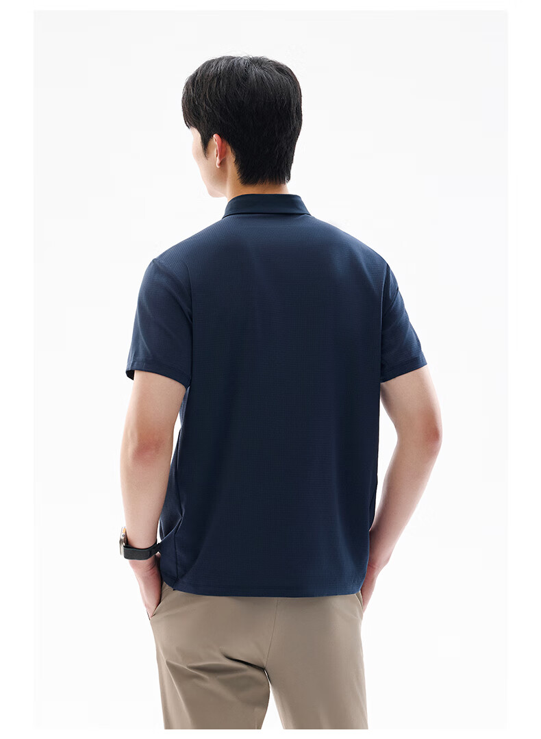 Anta Xingdong Polo | Lightweight Business Quick-Dry Collared Short Sleeve Men's Summer Commuter Breathable T-Shirt Crisp Top 2