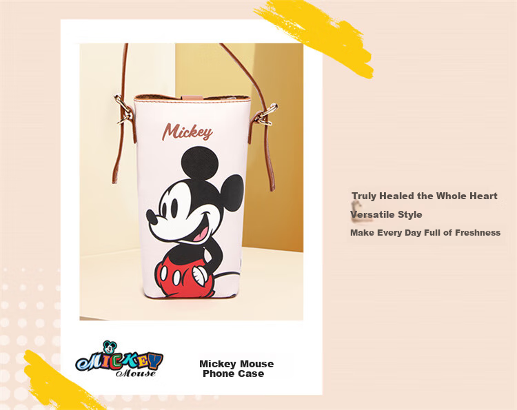 Disney Donald Duck Phone Bag Crossbody Bag for Women, Mini Bucket Bag, Birthday Gift for Wome 7