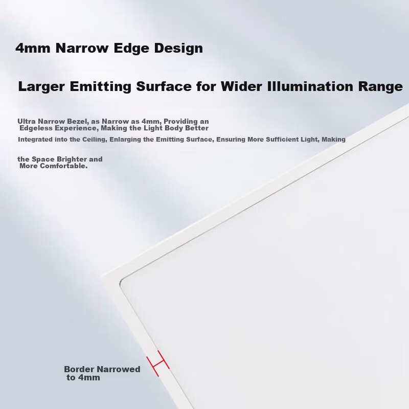 Beigong LED Panel Light, 24W Integrated Ceiling Light, Recessed Light, Flat Panel Light, Surface-Mounted Light, 300*600, Cool White 6000K, Shangyi Series
