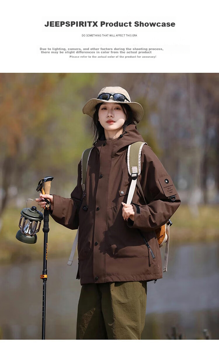 JEEP SPIRIT Men's Three-In Jacket, Men's Windbreaker, Autumn And Winter Warm Casual Fleece Outerwear 13