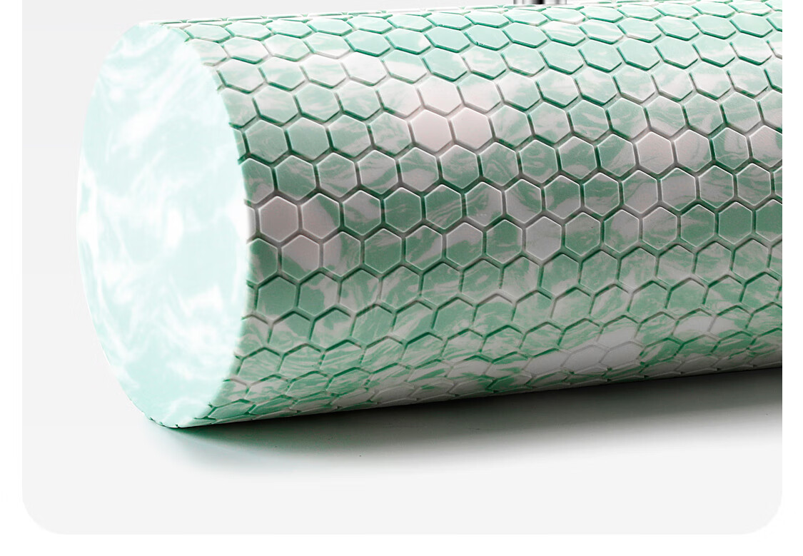 JOINFIT Foam Roller Spiky Muscle Relaxation Stick Leg Massager Large Trigger Point Yoga Stick Green White for Men and Women 9