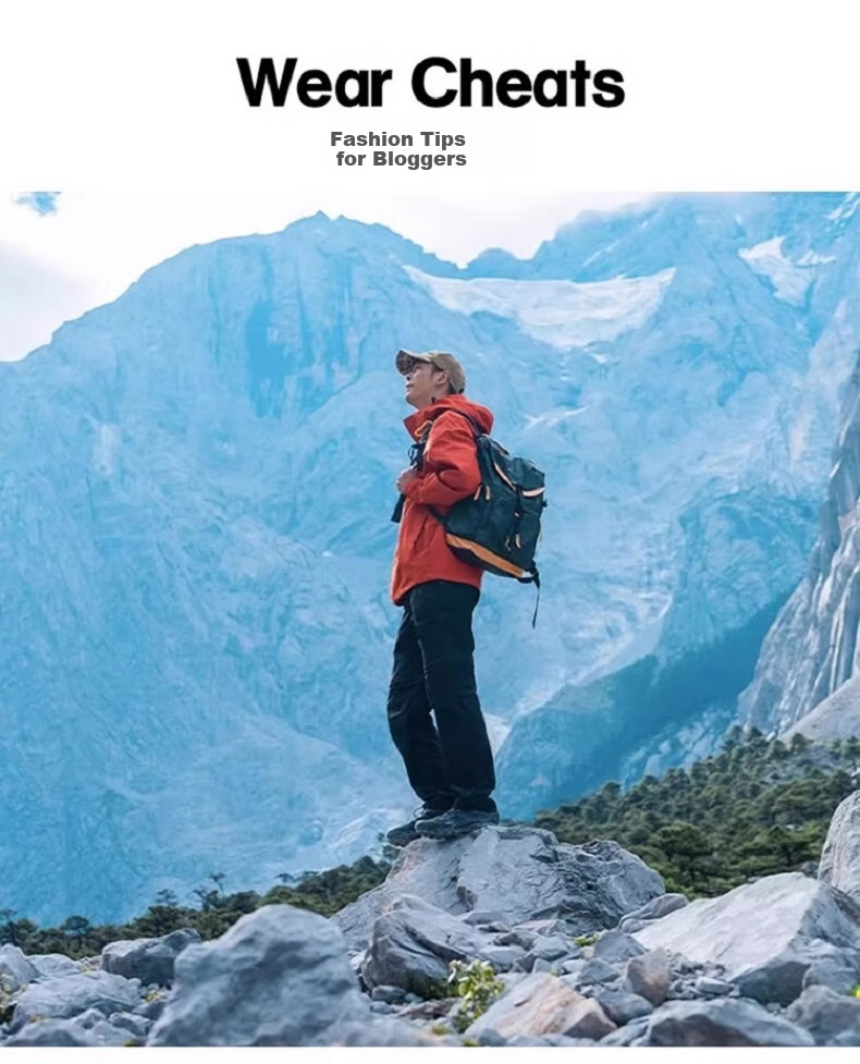 Pioneer Camp Lin Xinyue Same Style Zhuque Windbreaker Jacket for Men, Three-In Fleece Inner Layer, Outdoor Waterproof And Windproof Hiking Mountaineering Clothing 3