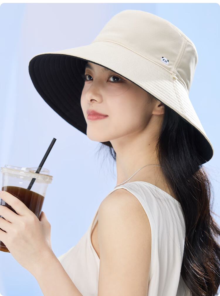 JIUMU Sun Protection Hat for Women, Sun Visor Hat, Sunhat, Fisherman Hat, Cooling Hat, Summer Outdoor Face-Covering UV Protection Hat for Wome 16