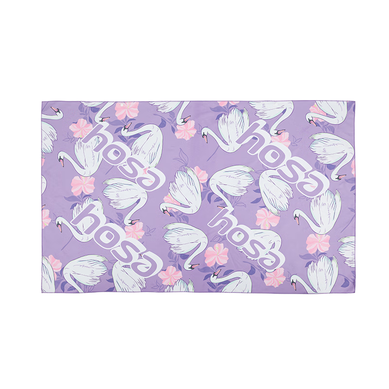Hosa Quick-Drying Swimming Towel, Absorbent Towel for Women, Sports Fitness Towel, Portable Hot Spring Travel Beach Towel, Purple