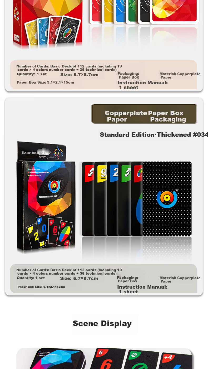 Huasheng, Yonuo Colorful Punishment Edition, Cardano Yonuo Brand Board Game Cards, Metal Box Playing Cards, Thickened Coated Paper Toys 5