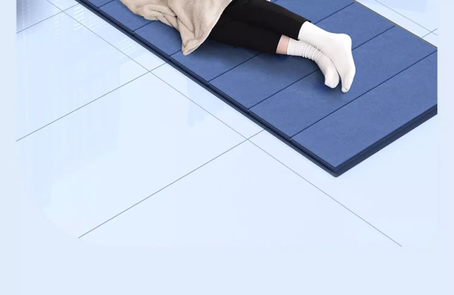 Arctic Wolf Office Nap Folding Mat Single Portable Sleeping Pad Outdoor Home Moisture-Proof Nap Mat 1