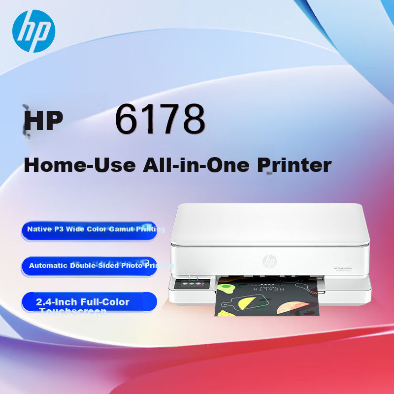 HP DJ 6178 Wireless Home Printer All-In Printer with Print, Copy And Scan Functions Automatic Duplex Printing WeChat Printing